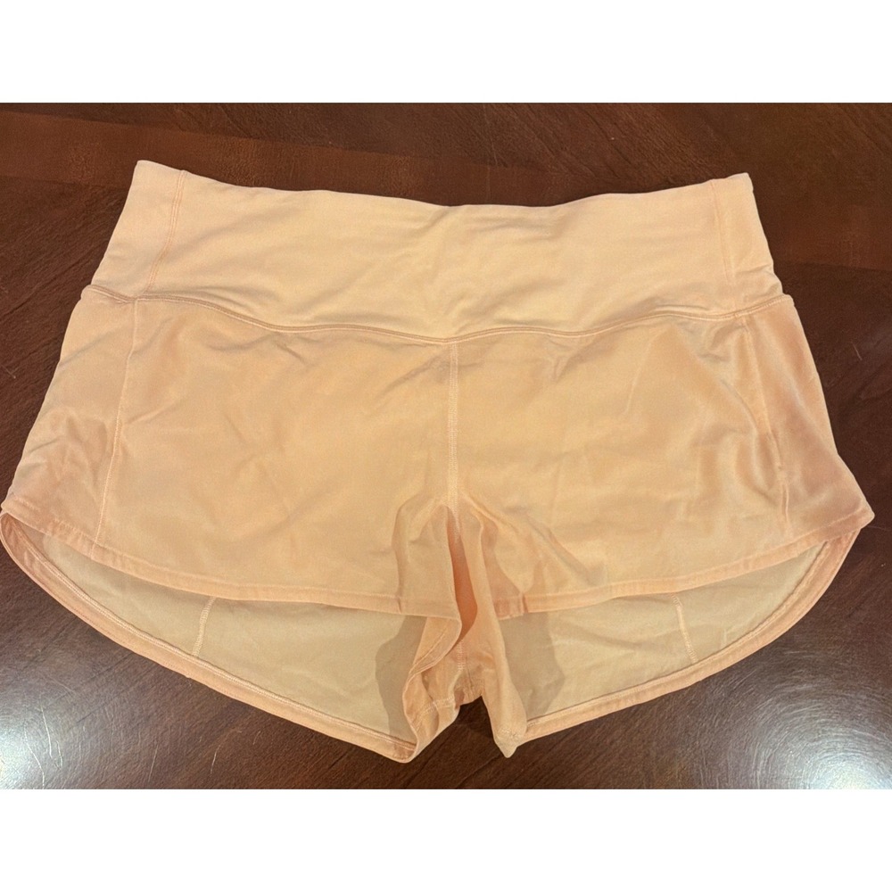 Lululemon Speed Up Mid-Rise Lined Short 2.5" Summer Glow Size 12